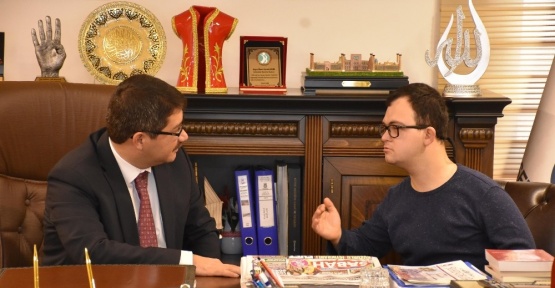 Özel çocuklardan Başkan Çelik’e teşekkür
