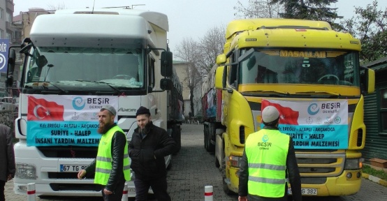 Akçakoca’dan Halep’e yardım konvoyu