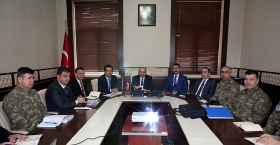 Halk oylaması güvenlik toplantısı yapıldı