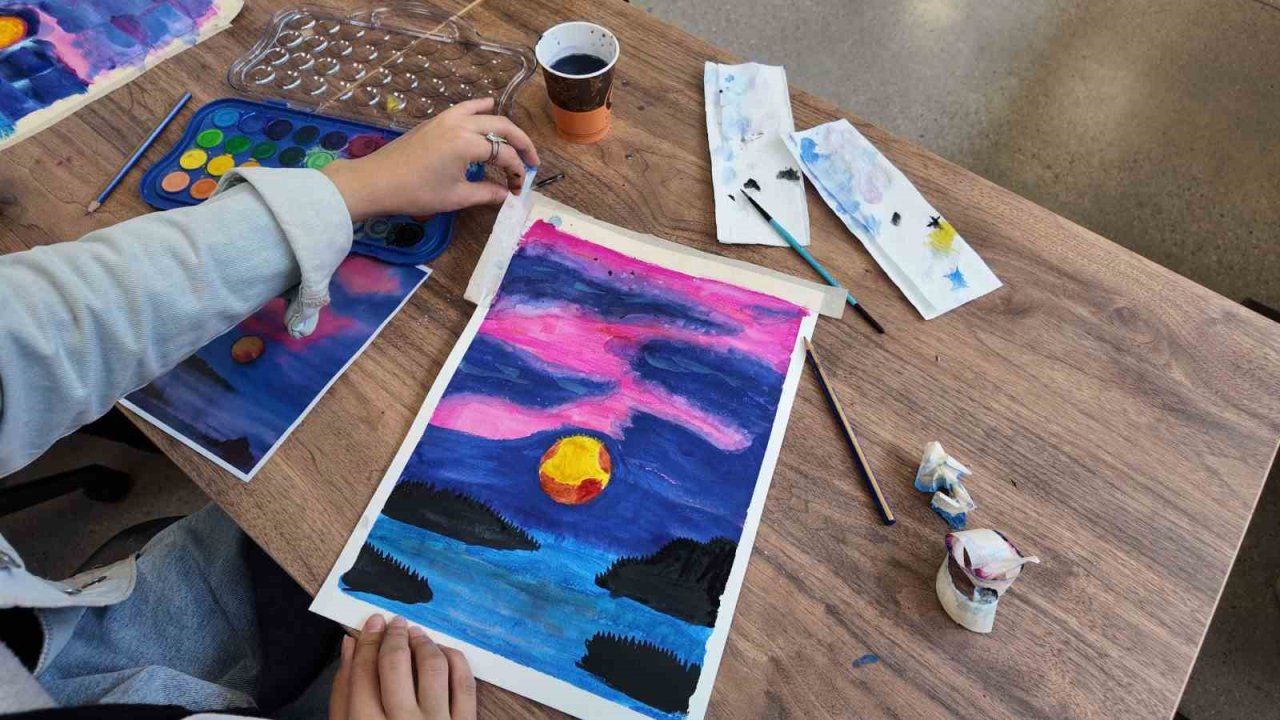 Dünya Ressamlar Günü’nde Yeteneklerini Keşfettiler