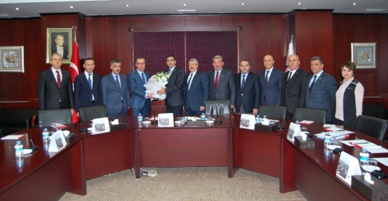 Vergi Dairesi Başkanı Halil Tekin, GTO’yu ziyaret etti