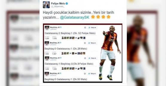 Melo’dan Galatasaray’a destek mesajı