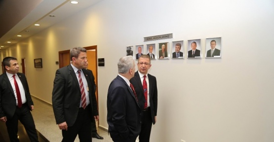 Vali Kamçı KCETAŞ’ı ziyaret etti