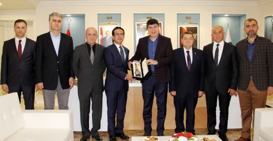 ATB yönetiminden Türel’e hayırlı olsun ziyareti