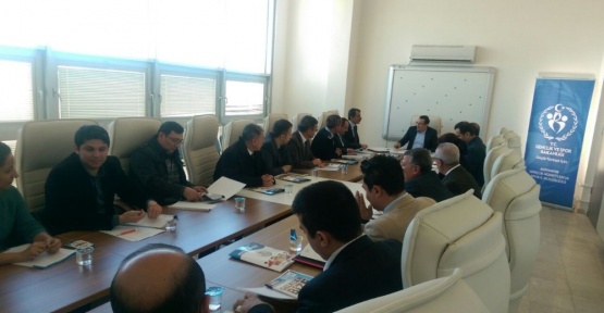 Kaymakam Kaya kurum amirleri ile bir araya geldi