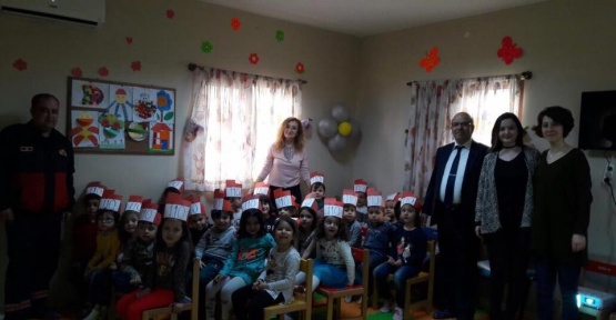 Minikler sivil savunmayı öğrendi