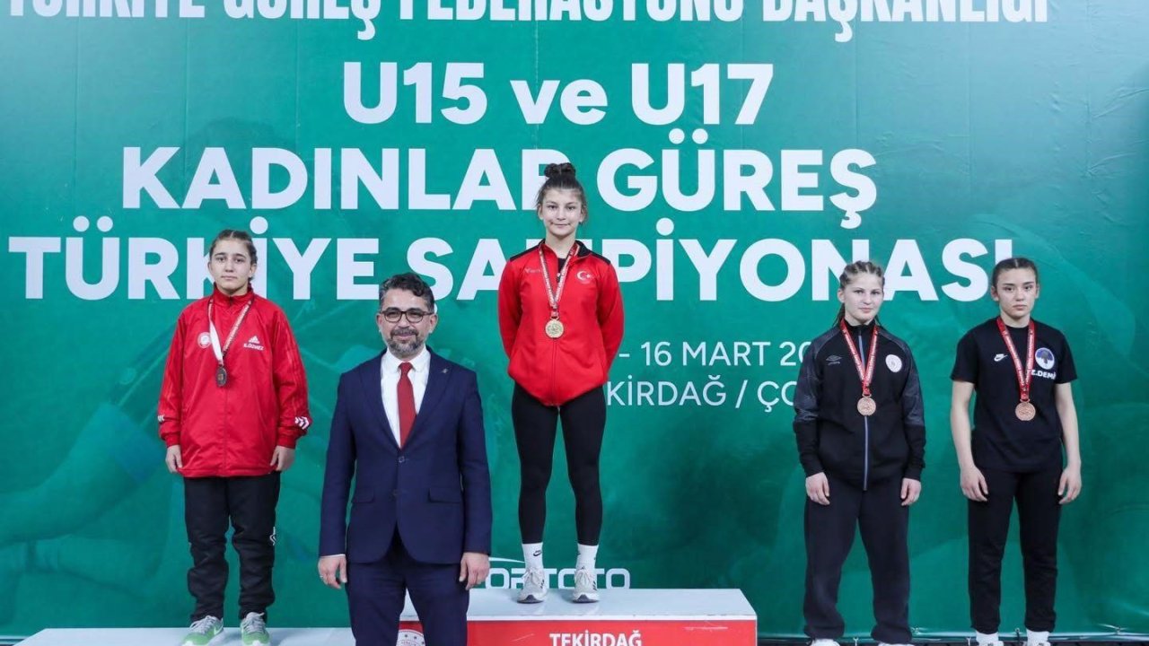 Erzincanlı Güreşçi Safiye Mustafa Türkiye 3’üncüsü Oldu