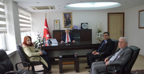 Vergi Dairesi’nden Kaymakam Güven’e ziyaret