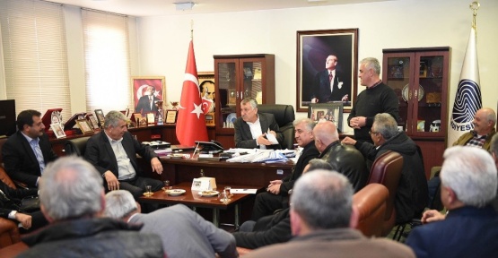 Yüreğir halkından Başkan Zeydan Karalar’a ziyaret