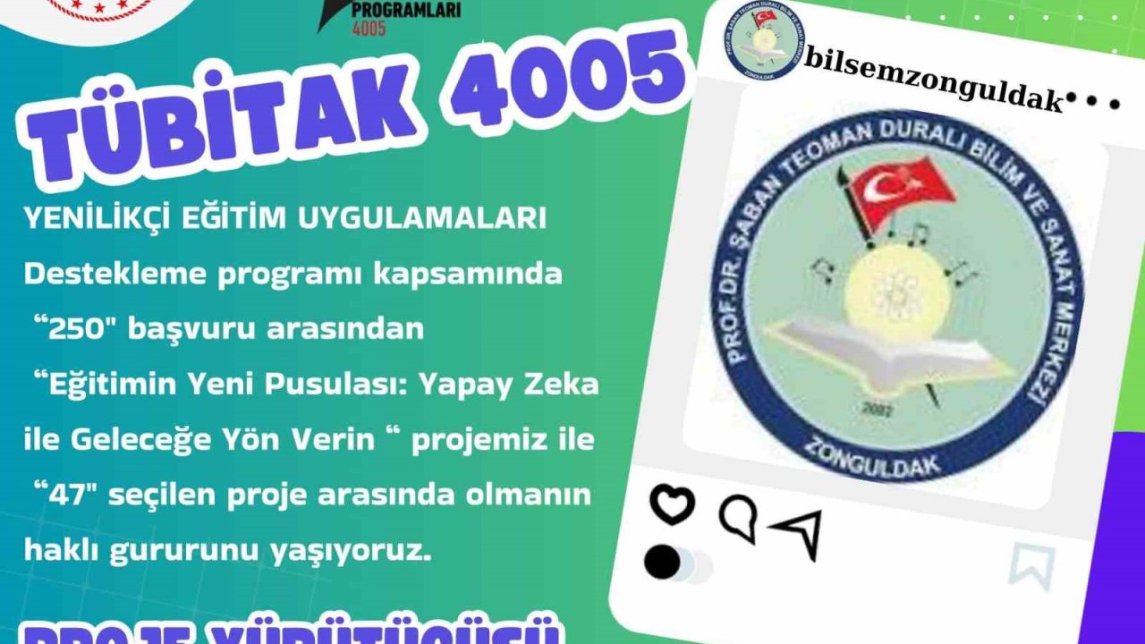 Prof. Dr. Şaban Teoman Duralı Bilim Ve Sanat Merkezi’nden Büyük Başarı