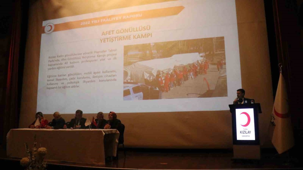 Türk Kızılayı Sakarya Şubesi Başkanı Güven Tazeledi