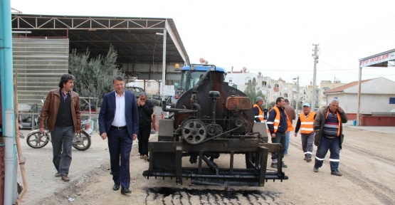 Silifke Sanayi yolları sıcak asfaltla buluşuyor