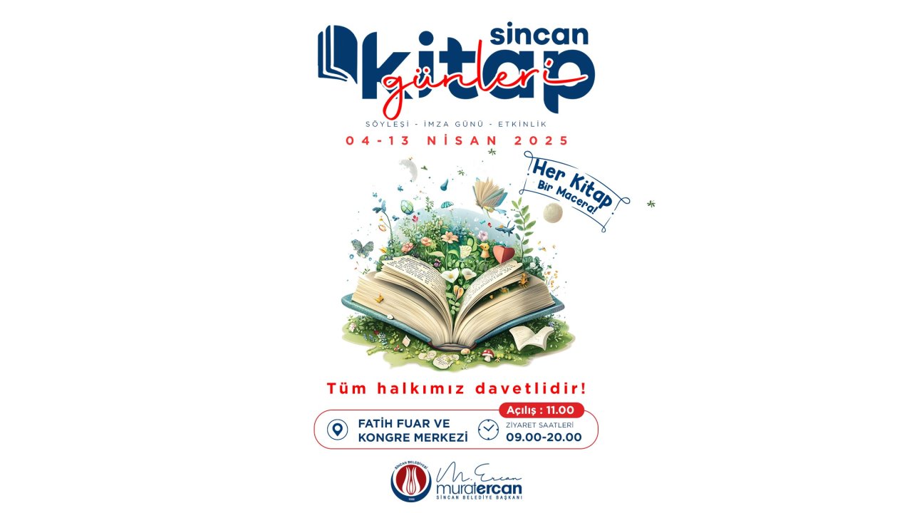 Sincan Belediyesinden ’sincan Kitap Günleri’ Etkinliği