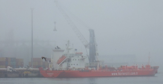 Bandırma Körfezi’nde yoğun sis