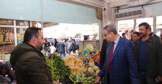 Vali Su, Cizre esnafını ziyaret etti