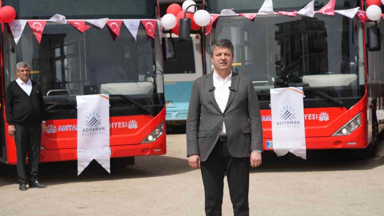 Adıyaman Belediyesi’nden 10 Yeni Otobüs