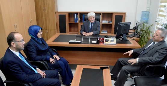 Kaymakam Çelik ve Başkan Toru’dan ziyaret