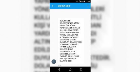 Büyükşehir’den dolandırıcılık uyarısı