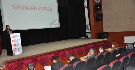 LÖSEV Develi’de bilgilendirme semineri düzenledi
