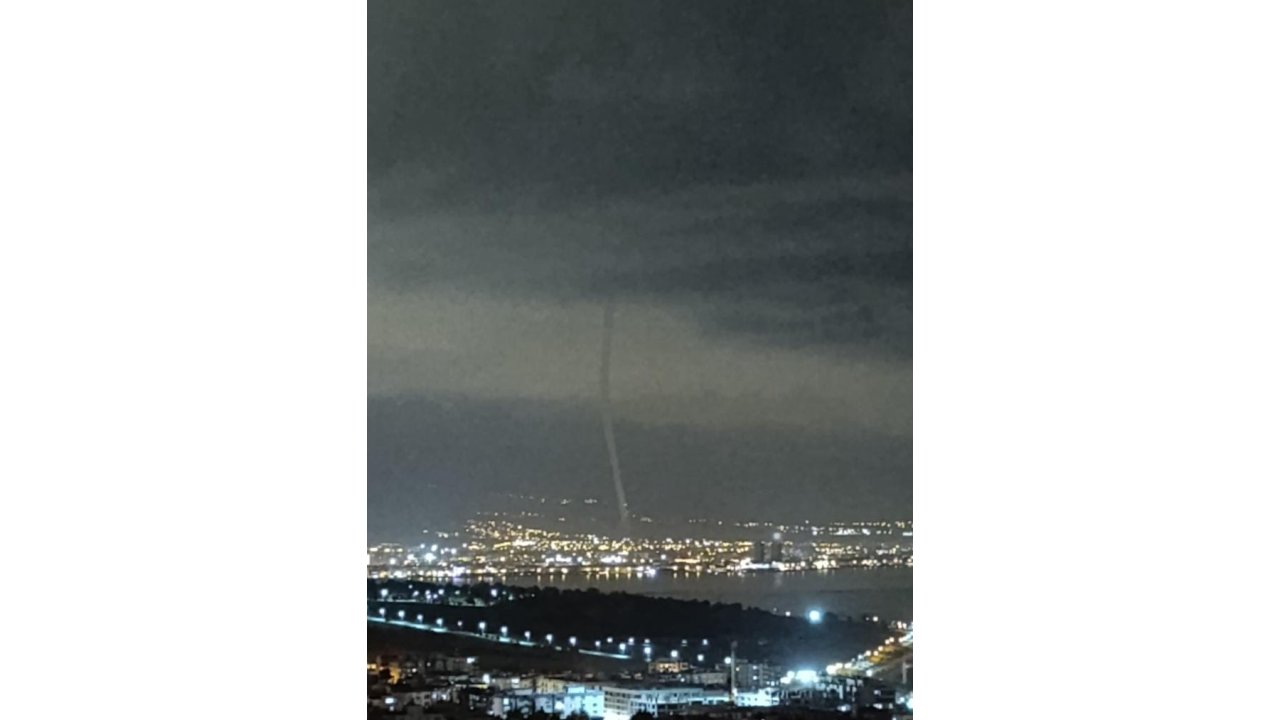 Akdeniz’de Oluşan Hortum Görüntülendi