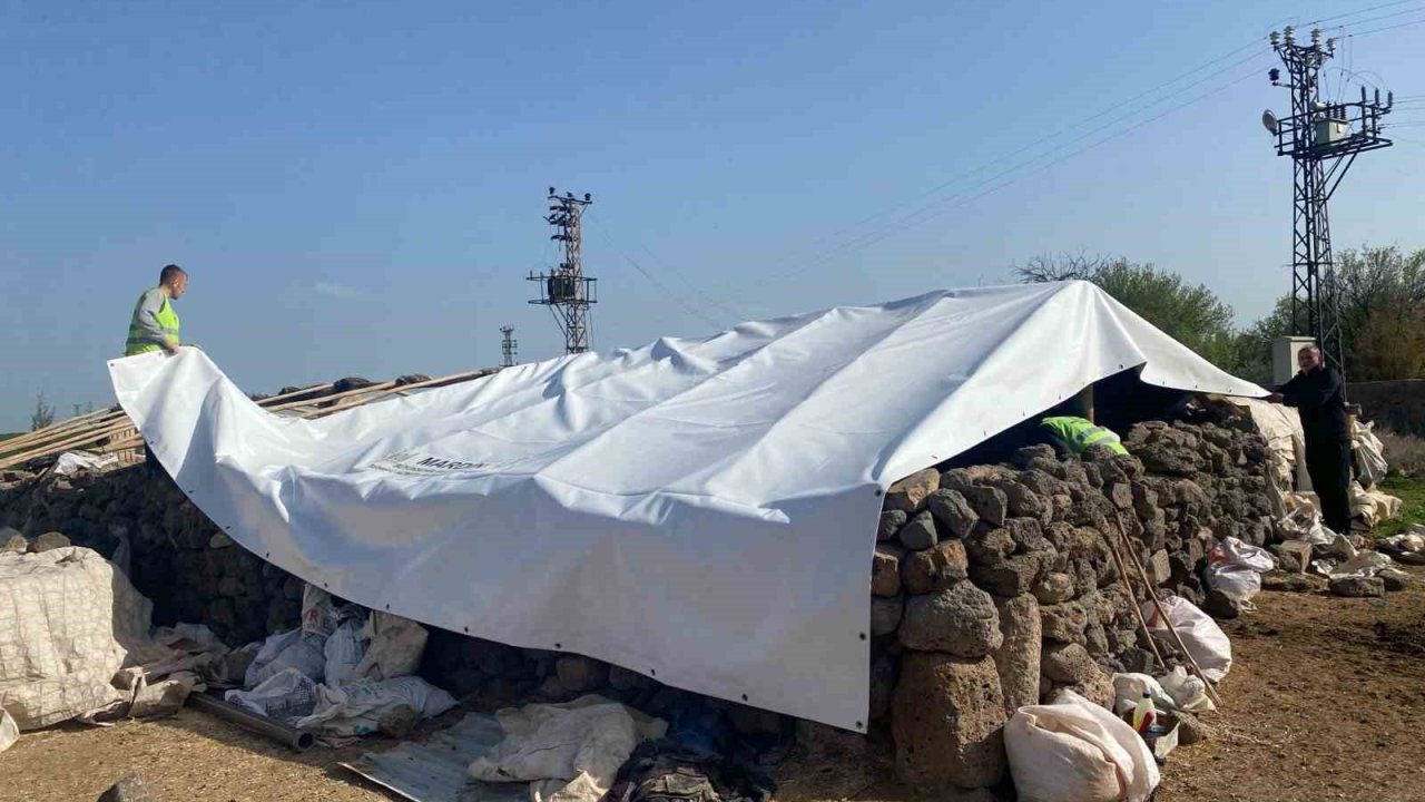 Mardin Büyükşehir Belediyesinden Hortum Mağdurlarına Çadır Desteği