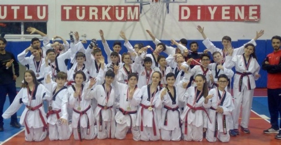 Edirne’de tekvandoda büyük başarı