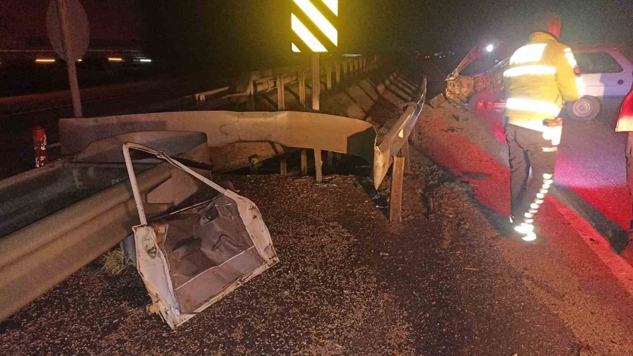 Balıkesir’de Trafik Kazası; 1 Yaralı