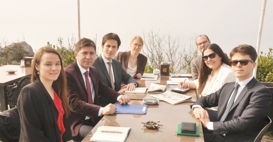 Diplomatlar TGC temsilcisi Öksüz ile buluştu