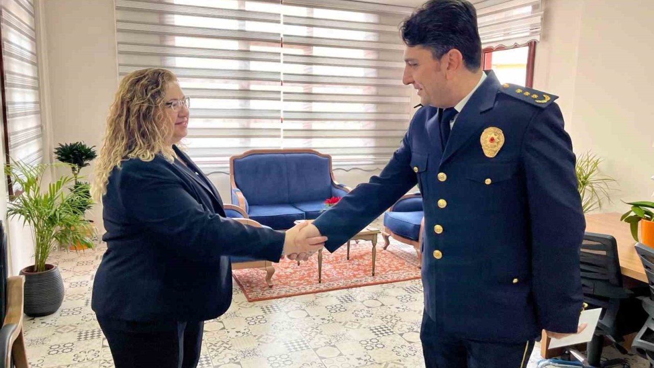 Germencik Kaymakamı Doğru, İlçe Emniyet Müdürü Haykırer Ve Teşkilat Mensuplarını Ağırladı