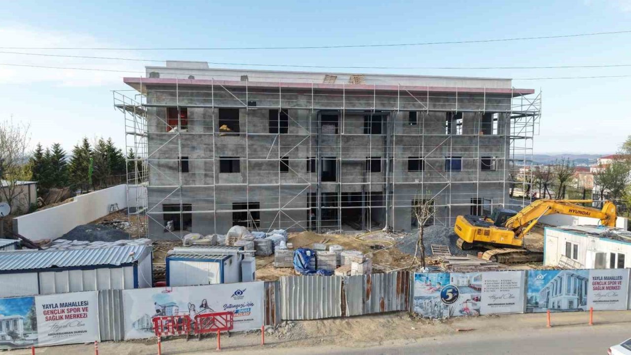 Sultangazi’de Gençlik, Spor Ve Sağlık Merkezi Hızla Yükseliyor