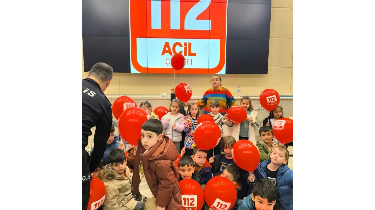Minikler 112 Acil Çağrı Merkezi’nde