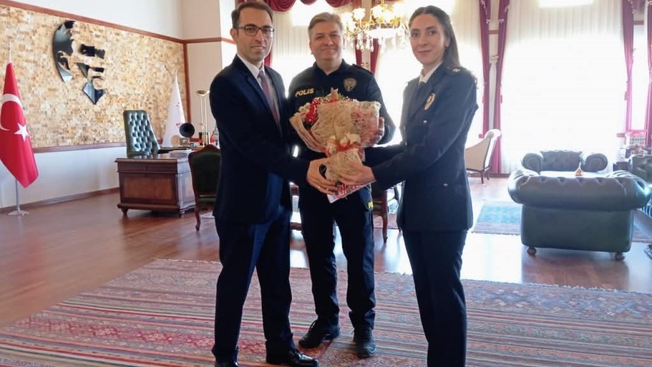 Beypazarı İlçe Emniyet Müdürü, Beypazarı Kaymakamı’nı Ziyaret Etti