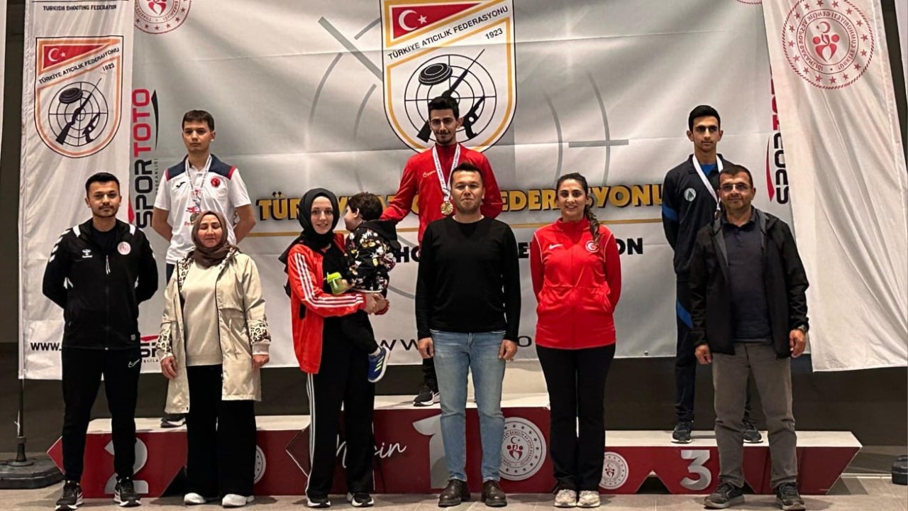 Havalı Silahlar Türkiye Şampiyonasında Erzincan Başarısı