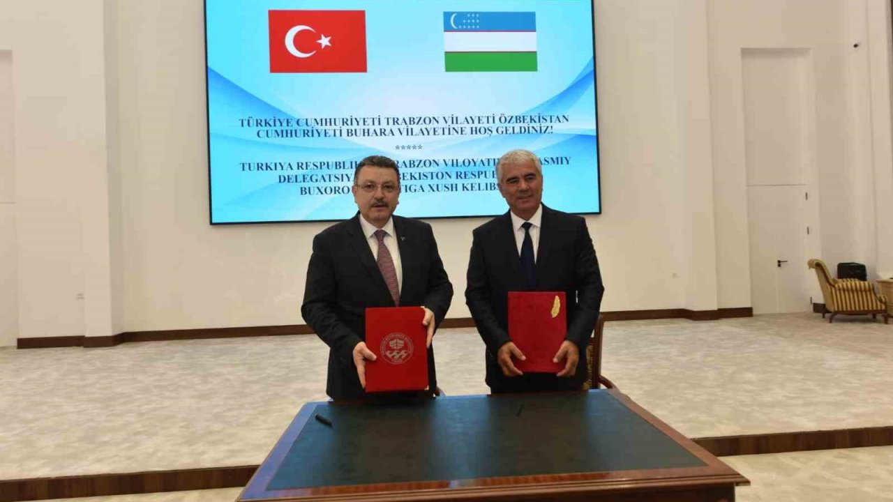 Trabzon İle Buhara Kardeş Şehir Oldu