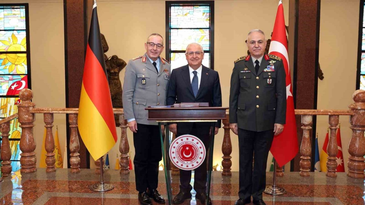 Bakan Güler, Almanya Genelkurmay Başkanı Breuer’i Kabul Etti