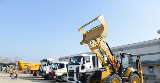 İnegöl Belediyesi araç parkurunu güçlendiriyor