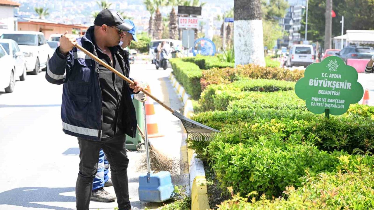 Aydın Büyükşehir Belediyesi’ne Kuşadası’na Bahar Dokunuşu