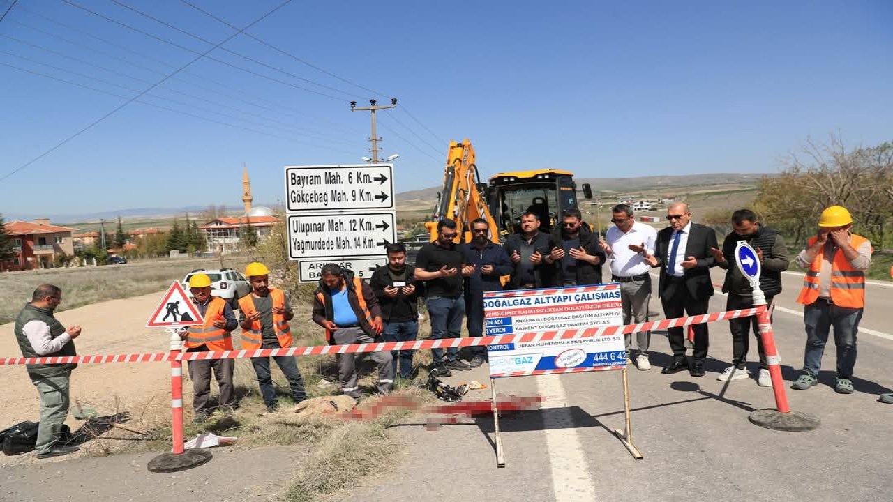 Ayaş’a Doğalgaz Geliyor