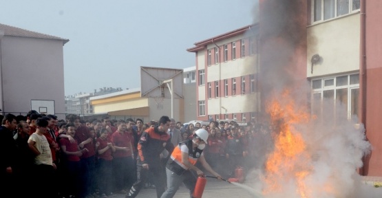 Bursa’da nefes kesen tatbikat