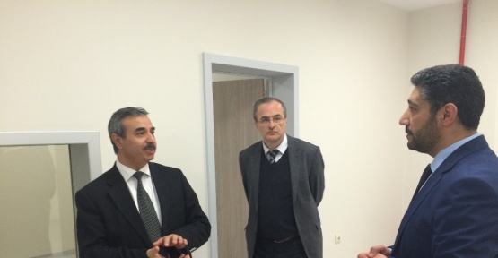 Öznavruz Kulu Devlet Hastanesi ek binasın inceledi