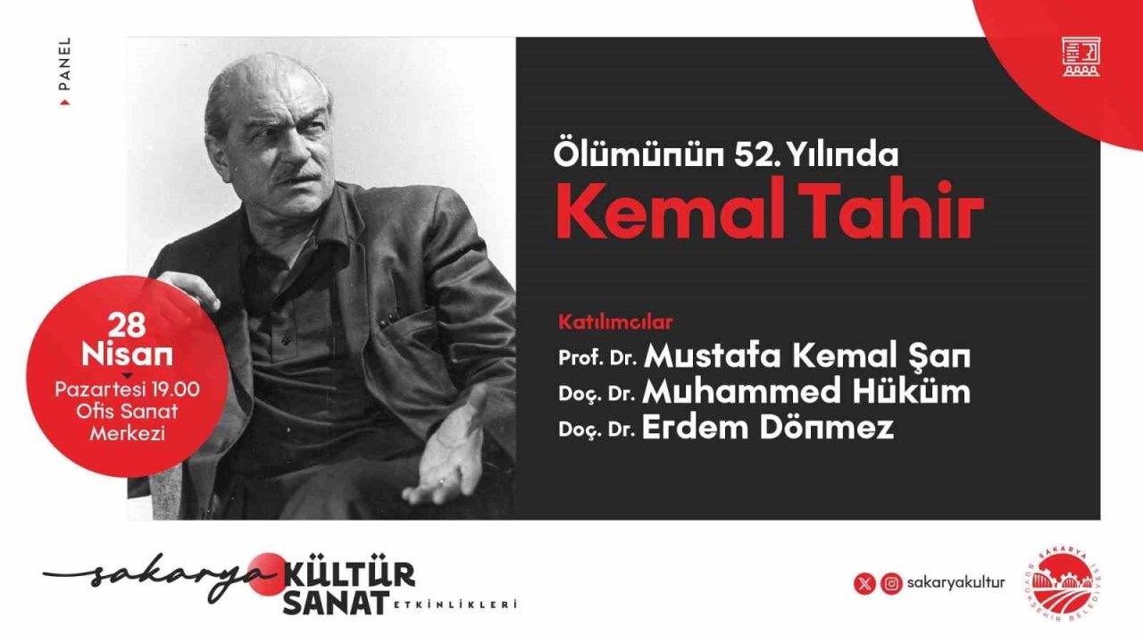 Osm’de Türk Edebiyatının Usta Kalemi Kemal Tahir Konuşulacak