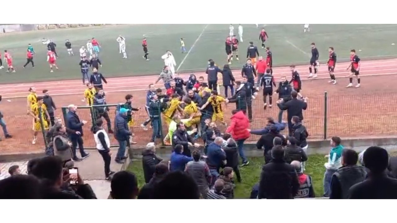 Terme’de Futbol Müsabakası Kavgayla Sonlandı