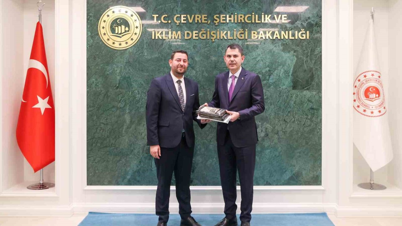 Tip’li Samandağ Belediye Başkanı’ndan Bakan Kurum’a Teşekkür Ziyareti