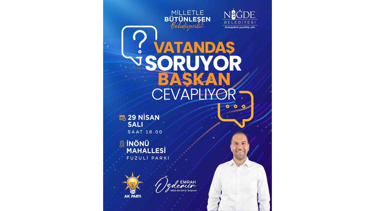 Başkan Özdemir, Vatandaşlarla Fuzuli Parkı’nda Buluşuyor