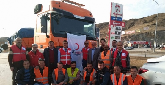 Yozgat’tan Haleplilere 2 tır yardım malzemesi gönderildi