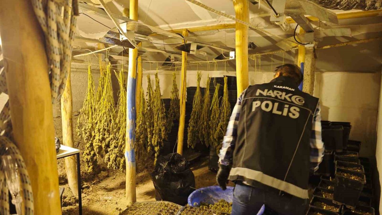 Kenevir Yetiştirilen Gizli Seraya Polis Baskını: 1 Tutuklama