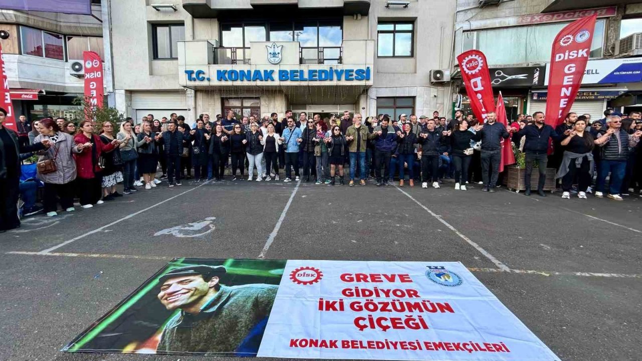 Konak Belediyesinde Anlaşma Sağlanamadı, İşçiler Tam Gün İş Bıraktı