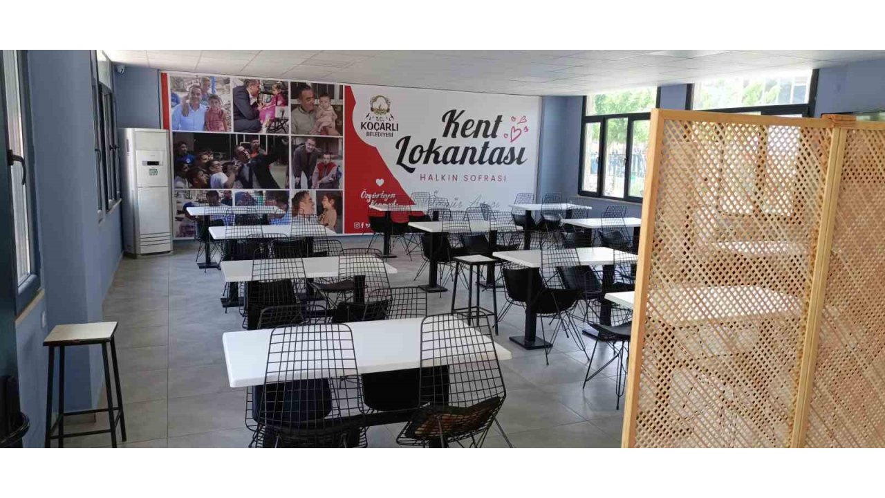 Koçarlı Belediyesi Kent Lokantası Hizmete Başlıyor