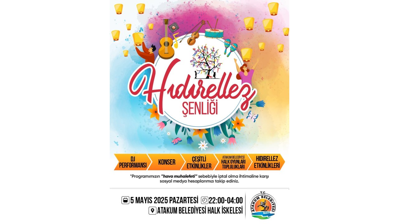 Atakum’da Hıdırellez’e Özel Kutlama Programı