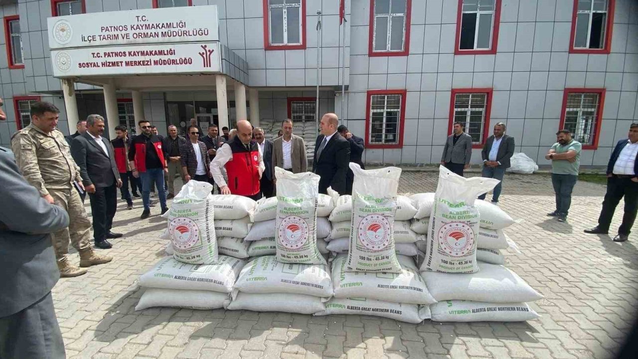 Takep Projesi Kapsamında Kuru Fasulye Tohumu Dağıtıldı